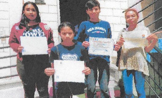 Older students in Tijuana, Mexico helped by Casa de los Pobres