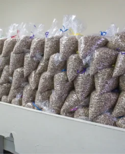 Bags of beans for Bodega Day at Casa de los Pobres in Tijuana, Mexico