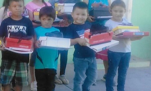 Casa students receive new shoes
